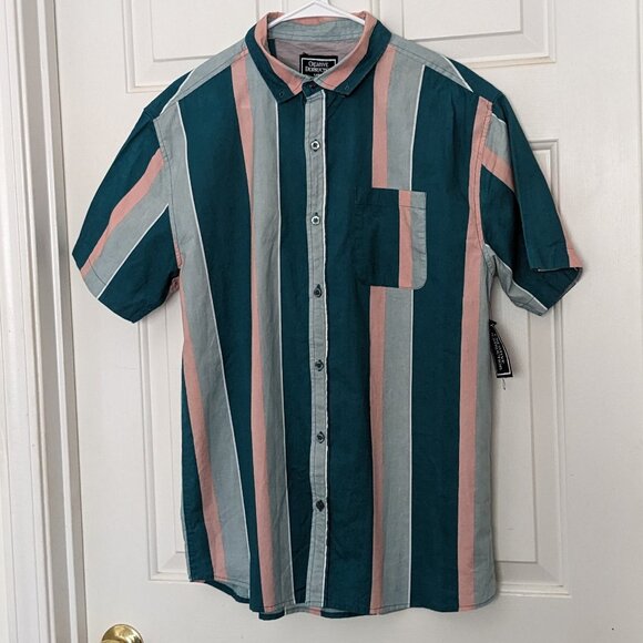 CREATIVE DESTRUCTION  Casual Shirts Men's Size Large Multi-Color - Picture 1 of 6